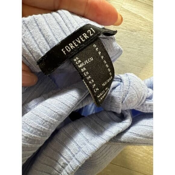 Forever 21 Women's Cut Out‎ Tie-Back Bodycon Knit Cami Dress - Picture 7 of 8